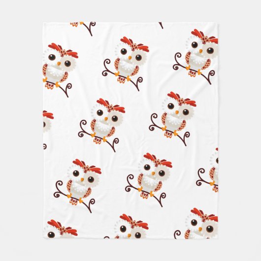 Niedliches Ochsen Fleecedecke (Vorderseite)