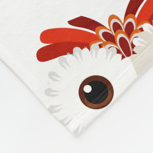 Niedliches Ochsen Fleecedecke (Ecke)