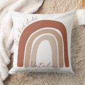 Niedliches ohrenfarbiges pastellbraunes Kinderzimm Kissen (Decke)