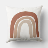 Niedliches ohrenfarbiges pastellbraunes Kinderzimm Kissen (Rückseite)