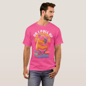 Niedliches Ok I Pull Up Capybaras Liebhaber Sonnen T-Shirt (Vorne ganz)