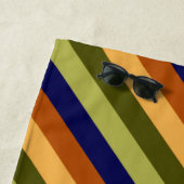 Niedliches Olive Sage Navy Streifen Badetuch (Beispiel)