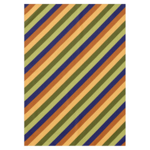 Niedliches Olive Sage Navy Stripes Medium Tableclo Tischdecke