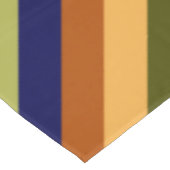 Niedliches Olive Sage Navy Stripes Medium Tableclo Tischdecke (Schrägansicht)