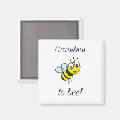 Niedliches Oma für Bee Magnet (Vorderseite/Rückseite)