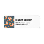 Niedliches Orange Fox Tiermuster (Vorne)