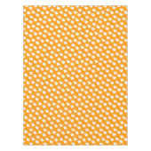 Niedliches Orange-Ghost-Muster - Halloween-Design Tischdecke (Vorderseite)