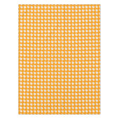 Niedliches Orange-Ghost-Muster - Halloween-Design Tischdecke (Vorderseite)