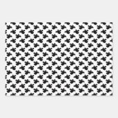 Niedliches Orange und Schwarzes Geist Geschenkpapier Set (Vorderseite 3)