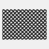 Niedliches Orange und Schwarzes Geist Geschenkpapier Set (Vorderseite 2)