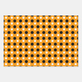 Niedliches Orange- und Schwarzwurzel Geschenkpapier Set (Vorderseite 3)