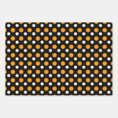 Niedliches Orange- und Schwarzwurzel Geschenkpapier Set (Vorderseite 2)