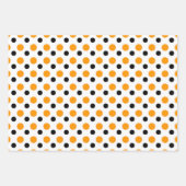 Niedliches Orange- und Schwarzwurzel Geschenkpapier Set (Vorderseite)