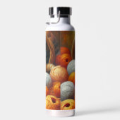 Niedliches Orange- und White Kitten-Spiel im Garn Trinkflasche (Rechts)