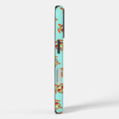 Niedliches Orangen- und Gelbseeschildmuster Case-Mate iPhone Hülle (Rückseite / Rechts)