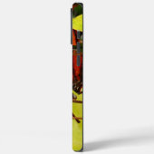 Niedliches Orangen- und Schwarzschlauch Schwanz Sc Case-Mate iPhone Hülle (Rückseite / Links)