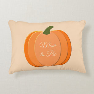 Niedliches Orangengeschlecht - Neutraler Pumpkin Dekokissen