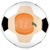 Niedliches Orangengeschlecht - Neutraler Pumpkin Fußball (Gedreht)
