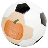 Niedliches Orangengeschlecht - Neutraler Pumpkin Fußball (Dreiviertel)