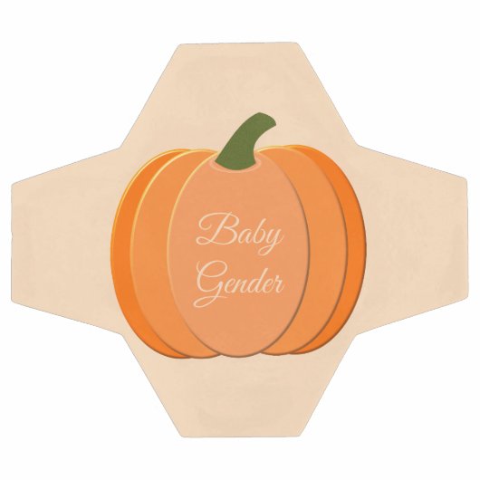 Niedliches Orangengeschlecht - Neutraler Pumpkin Fußball (Flach)