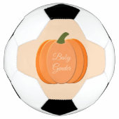 Niedliches Orangengeschlecht - Neutraler Pumpkin Fußball (Vorderseite)