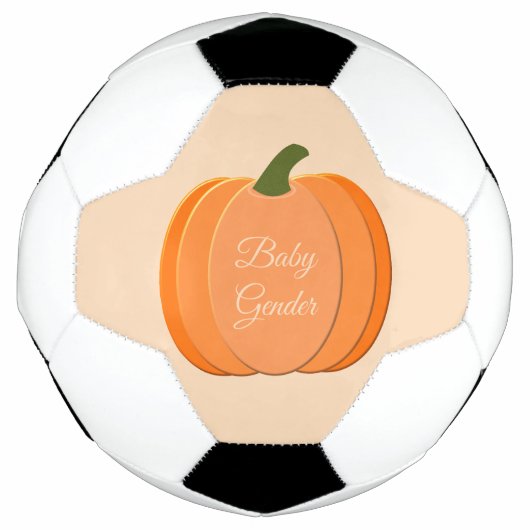 Niedliches Orangengeschlecht - Neutraler Pumpkin Fußball (Vorderseite)