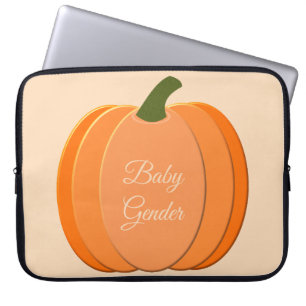 Niedliches Orangengeschlecht - Neutraler Pumpkin Laptopschutzhülle