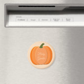 Niedliches Orangengeschlecht - Neutraler Pumpkin Magnet (In Situ (Geschirrspüler))
