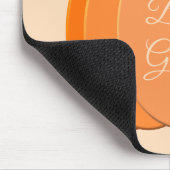 Niedliches Orangengeschlecht - Neutraler Pumpkin Mousepad (Ecke)
