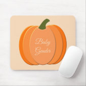 Niedliches Orangengeschlecht - Neutraler Pumpkin Mousepad (Mit Mouse)
