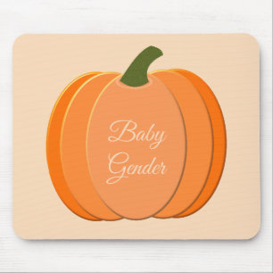 Niedliches Orangengeschlecht - Neutraler Pumpkin Mousepad