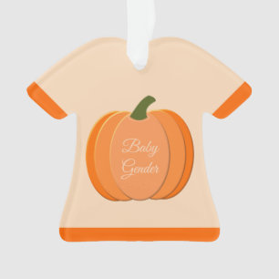 Niedliches Orangengeschlecht - Neutraler Pumpkin Ornament