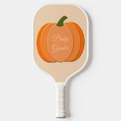 Niedliches Orangengeschlecht - Neutraler Pumpkin Pickleball Schläger (Vorderseite)