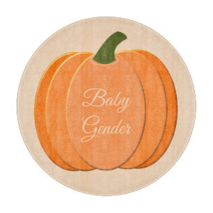 Niedliches Orangengeschlecht - Neutraler Pumpkin Schneidebrett