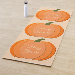 Niedliches Orangengeschlecht - Neutraler Pumpkin Yogamatte