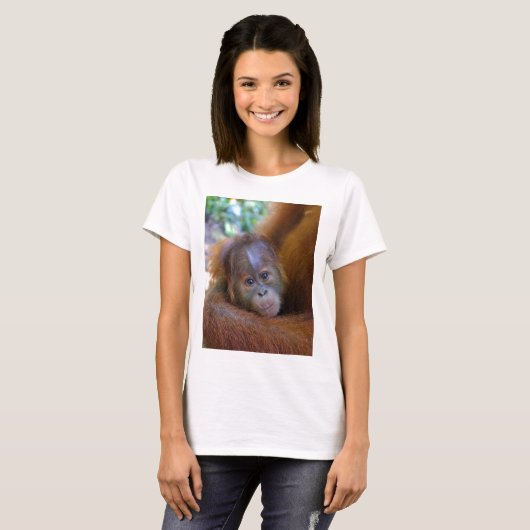 Niedliches Orangutan T-Shirt (Vorne ganz)