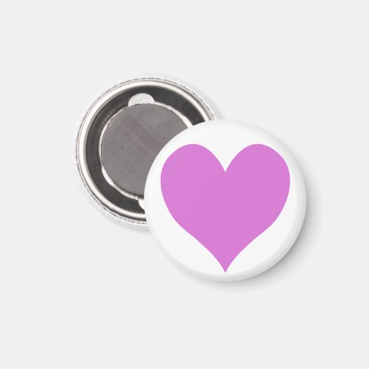 Niedliches Orchideenherz Magnet (Vorderseite/Rückseite)