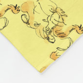 Niedliches Original Zeichnend Tiger Chinesisch Neu Fleecedecke (Ecke)