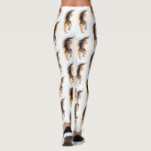 Niedliches Original Zeichnend Tiger Chinesisch Neu Leggings (Rückseite)