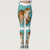 Niedliches Original Zeichnend Tiger Chinesisch Neu Leggings (Vorderseite)