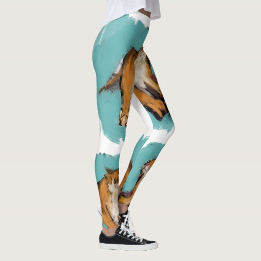 Niedliches Original Zeichnend Tiger Chinesisch Neu Leggings (Rechts)