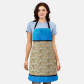 Niedliches Original Zeichnend Tiger Chinesisch Neu Schürze (Getragen)