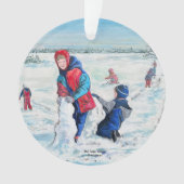 Niedliches ORIGINALARTWORT Ornament (Vorderseite)