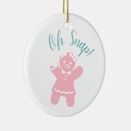 Niedliches Ornament mit Gingerbread-Frau (Rechts)