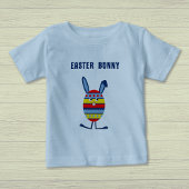 Niedliches Ostereier Blau Baby T-shirt