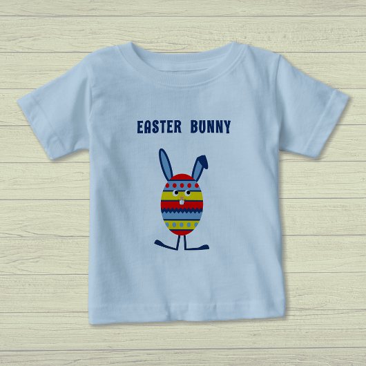 Niedliches Ostereier Blau Baby T-shirt
