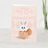 Niedliches Ostereier - individuelle Foto Urlaubska Dankeskarte (Rückseite)