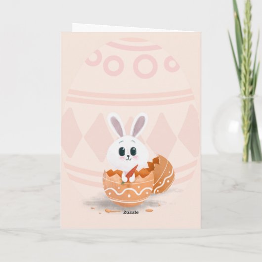 Niedliches Ostereier - individuelle Foto Urlaubska Dankeskarte (Rückseite)