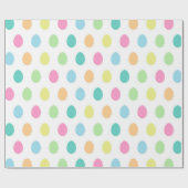 Niedliches Ostereier-Muster Geschenkpapier (Flach)