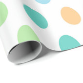 Niedliches Ostereier-Muster Geschenkpapier (Rolleneckpunkt)